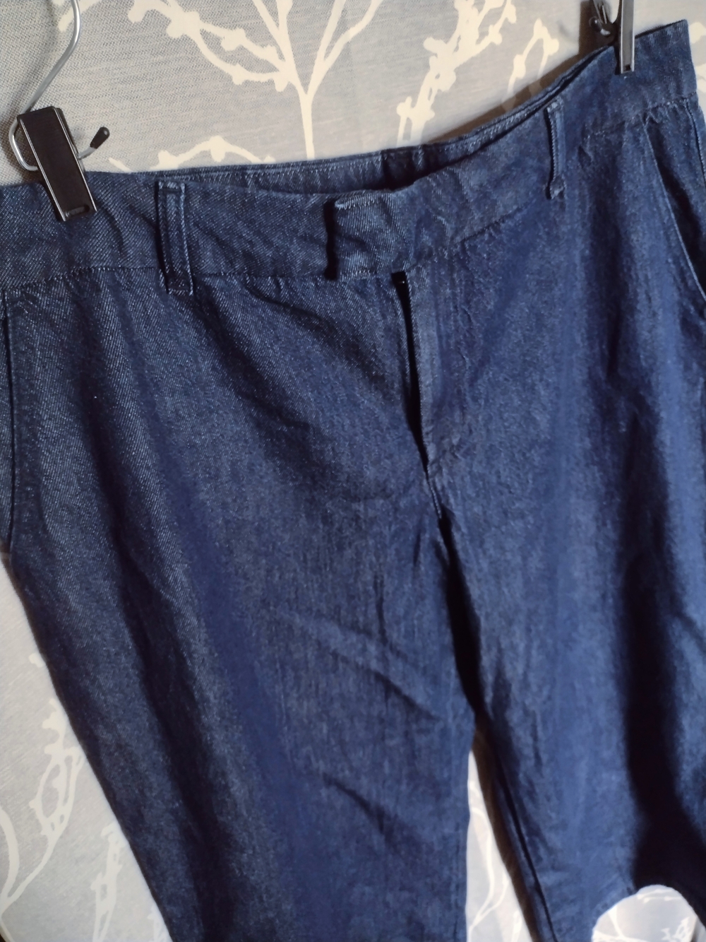 Reitmans Petite Dark Denim Wide Leg Jeans - Picture 1 of 9